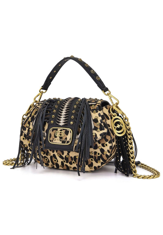 LA CARRIE Taschen Leder Leopard