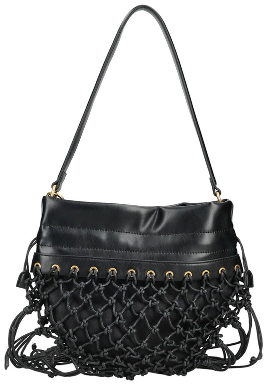 LA CARRIE Taschen Leder/Textil Schwarz