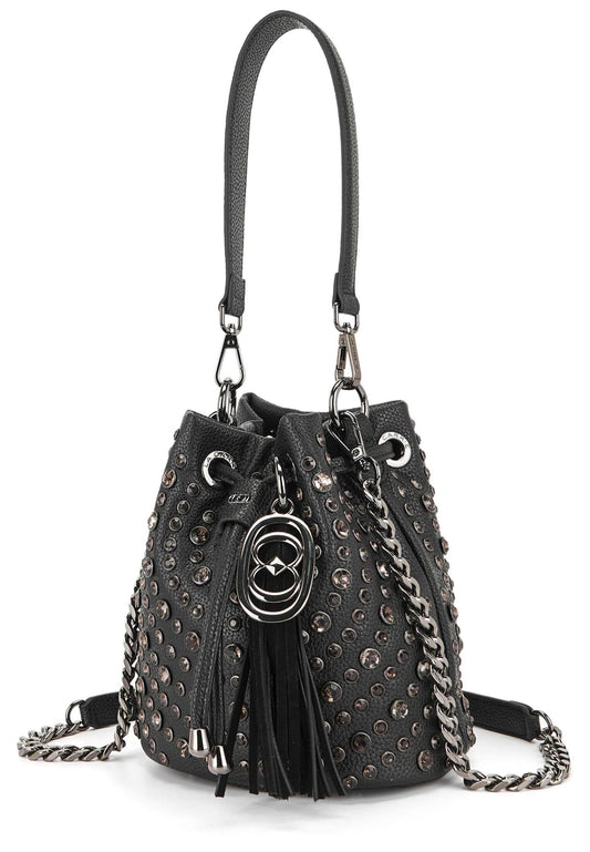 LA CARRIE Taschen Lederimitat Schwarz/Schwarz