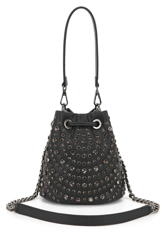 LA CARRIE Taschen Lederimitat Schwarz/Schwarz