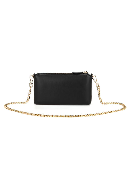 LA CARRIE Taschen Lederimitat Schwarz/Weiß