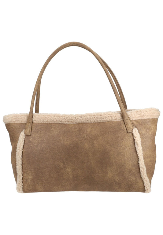 LA CARRIE Taschen Lederimitat/Textil Taupe