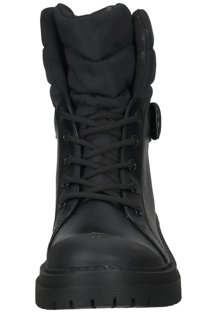 La Strada Stiefelette Lederimitat Schwarz