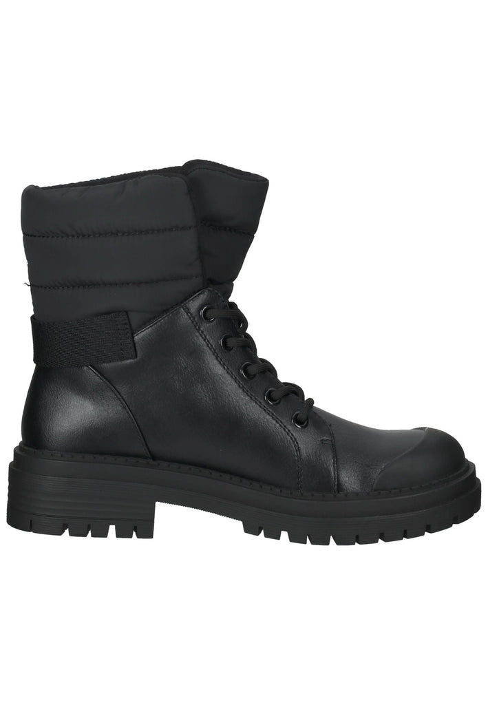 La Strada Stiefelette Lederimitat Schwarz