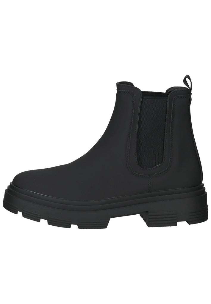 La Strada Stiefelette Lederimitat/Textil Schwarz Warmfutter