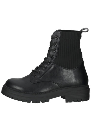 Stiefeletten La Strada Stiefelette Lederimitat Schwarz