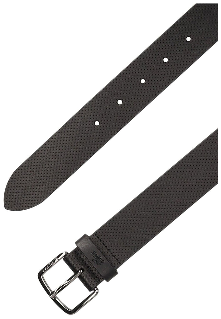 Lacoste Gürtel Leder Schwarz