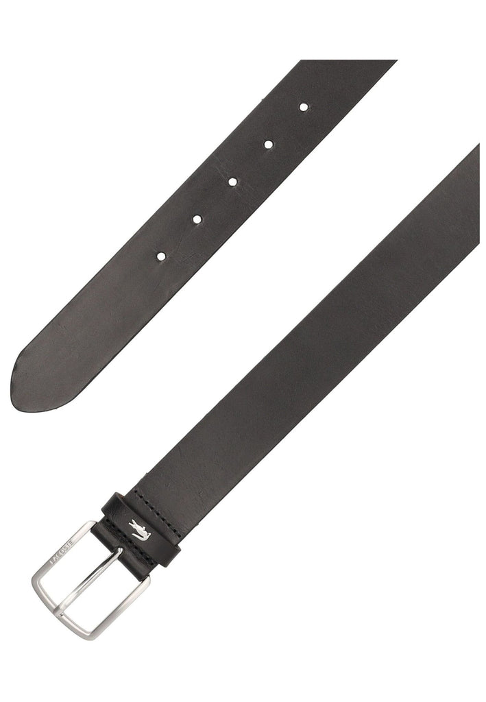 Lacoste Gürtel Leder Schwarz