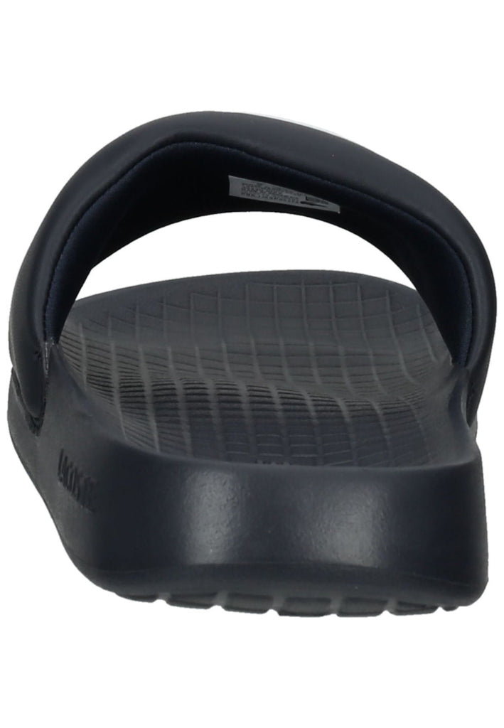 Lacoste Pantoletten Gummi Blau/Weiß