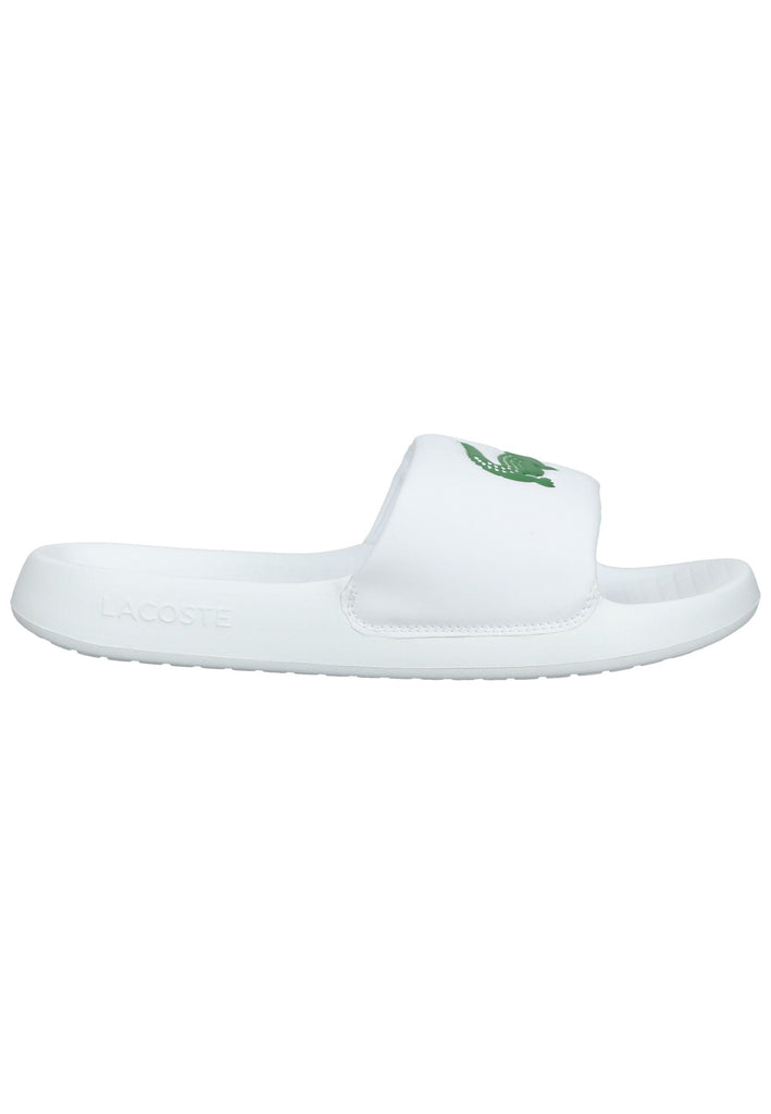 Lacoste Pantoletten Gummi Weiß/Grün