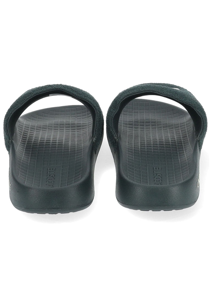 Lacoste Pantoletten Lederimitat Grün