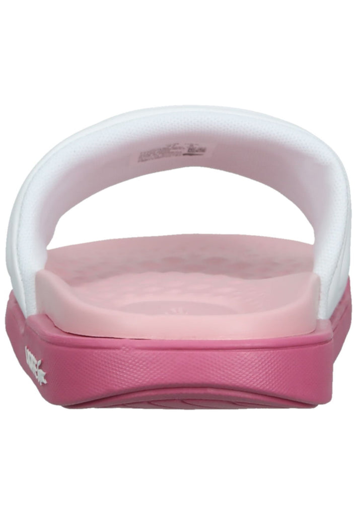 Lacoste Pantoletten Textil Weiß/Pink