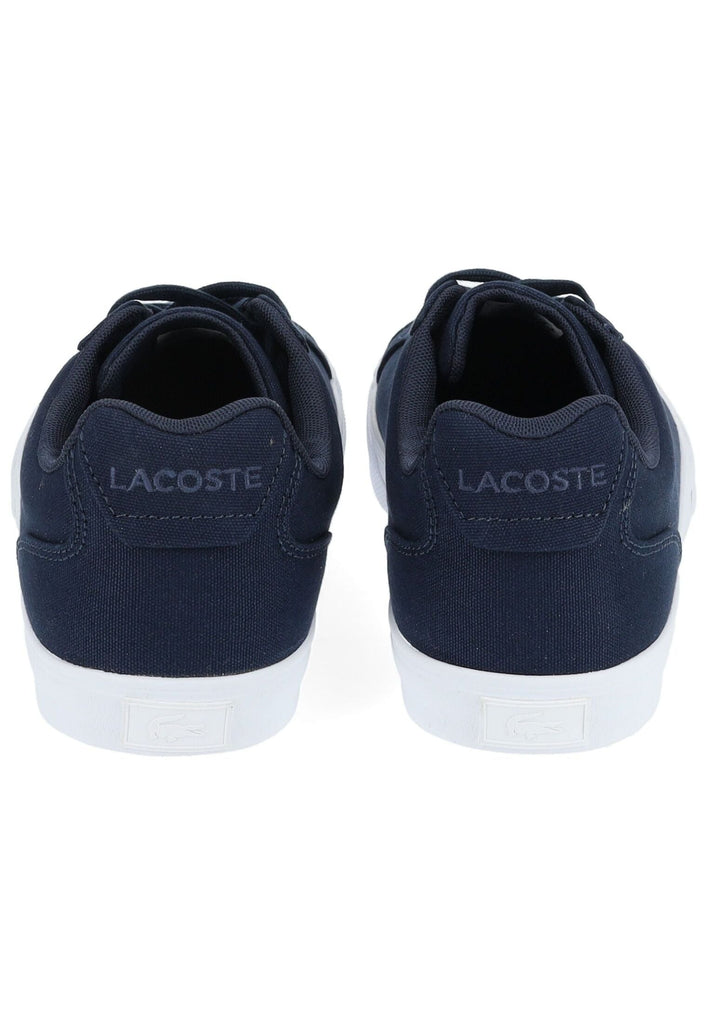Lacoste Sneaker Baumwolle Navy/Weiß