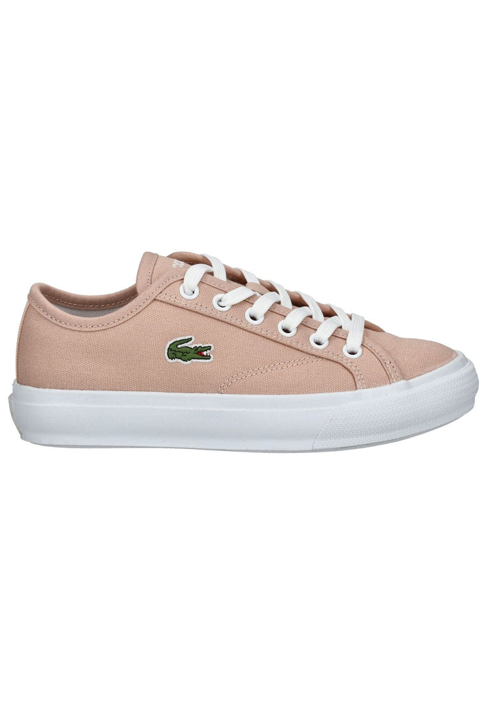 Lacoste Sneaker Baumwolle Pink/Weiß