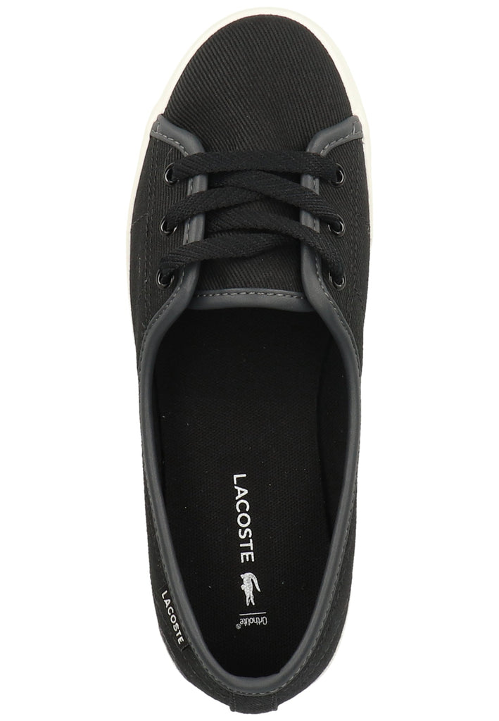 Lacoste Sneaker Canvas Schwarz/Weiß