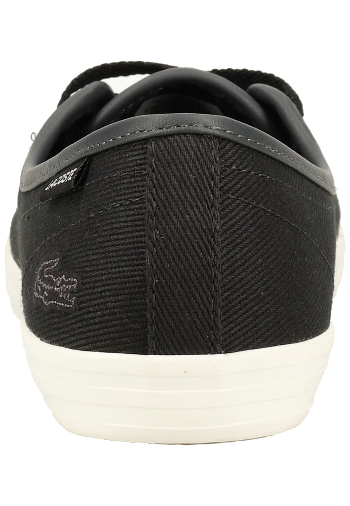 Lacoste Sneaker Canvas Schwarz/Weiß