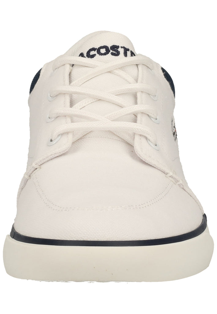 Lacoste Sneaker Canvas Weiß/Navy