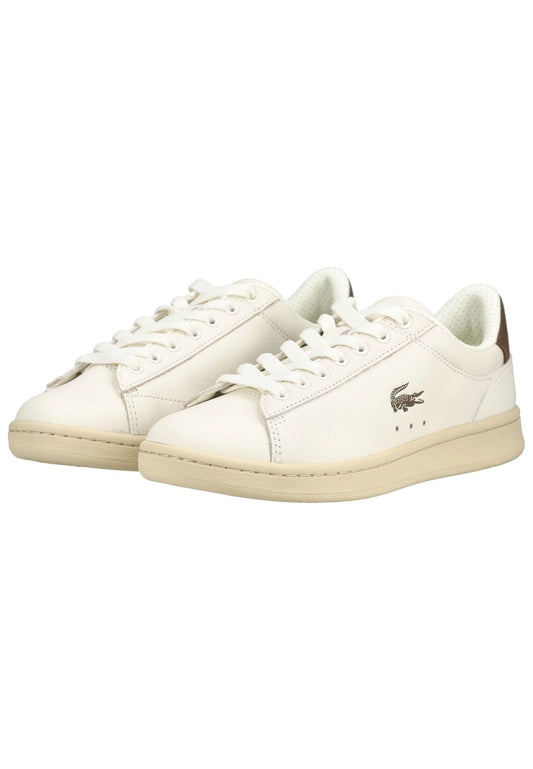 Lacoste Sneaker Glattleder Weiß/Braun