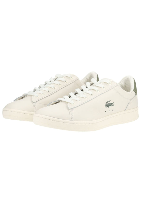 Lacoste Sneaker Glattleder Weiß/Grün