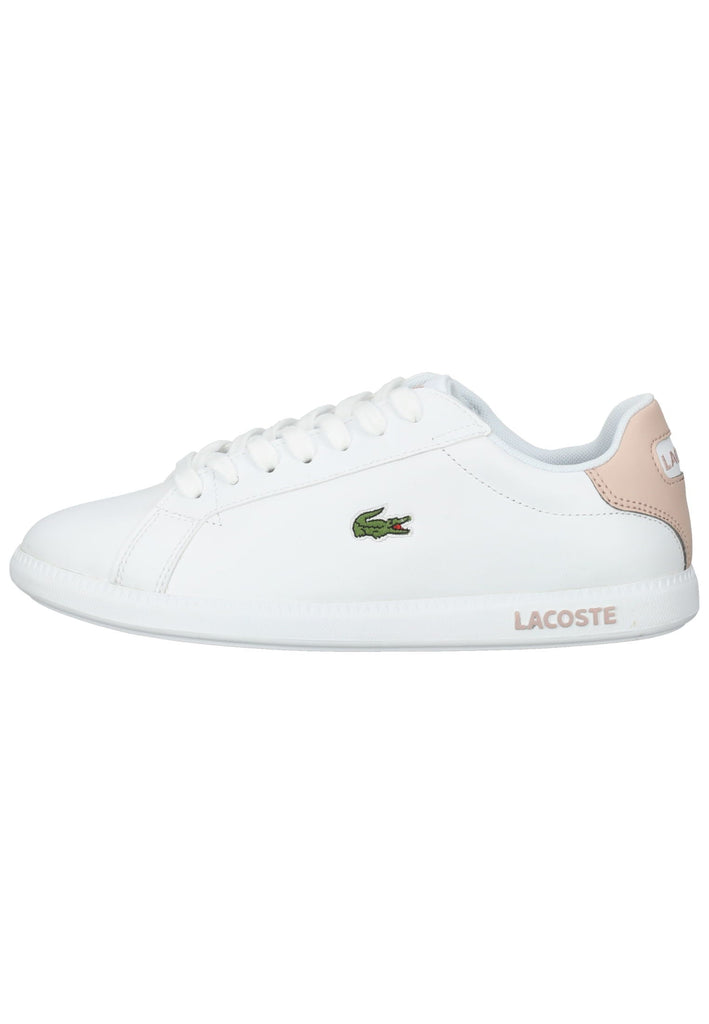 Sneaker Lacoste Sneaker Leder/Synthetik Weiß/Rosa