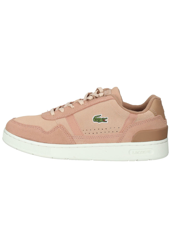 Sneaker Lacoste Sneaker Leder/Textil Braun/Weiß