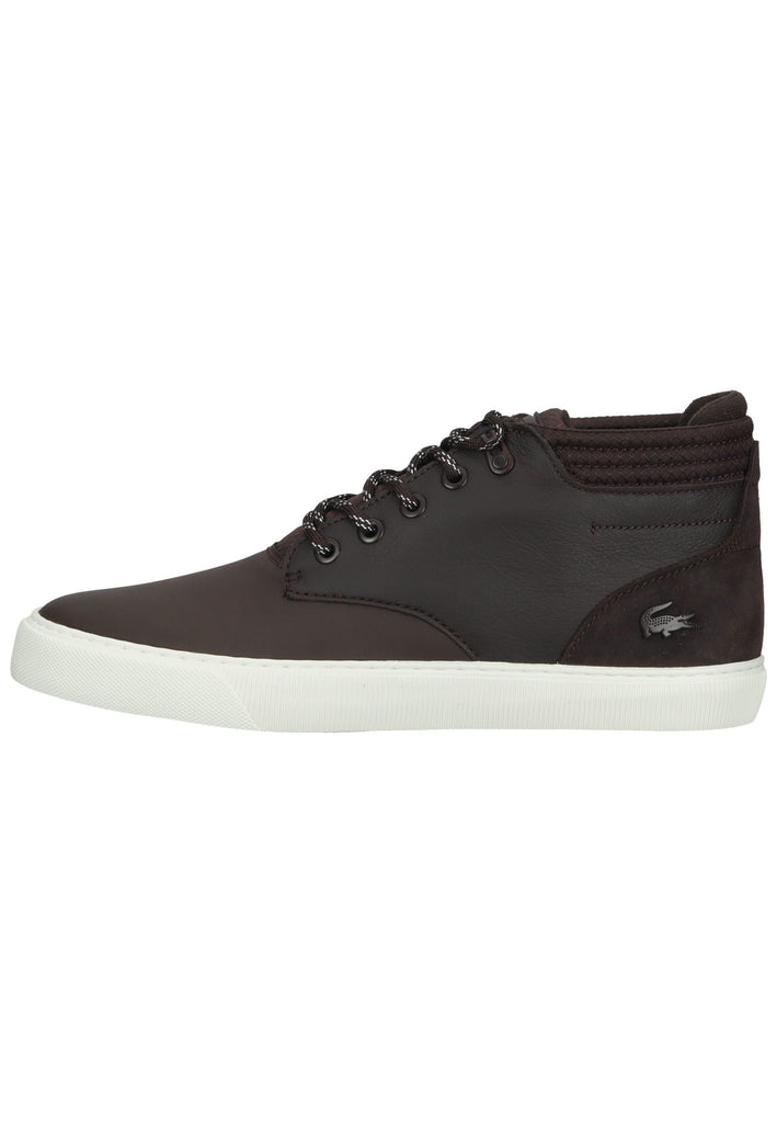 Sneaker Lacoste Sneaker Leder/Textil Dunkelbraun