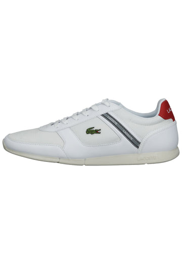 Sneaker Lacoste Sneaker Leder Weiß/Rot