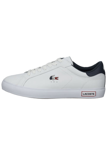 Sneaker Lacoste Sneaker Leder Weiß/Rot