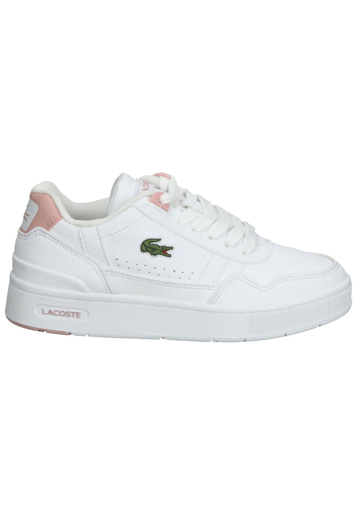 Sneaker Lacoste Sneaker Lederimitat Weiß/Rosa