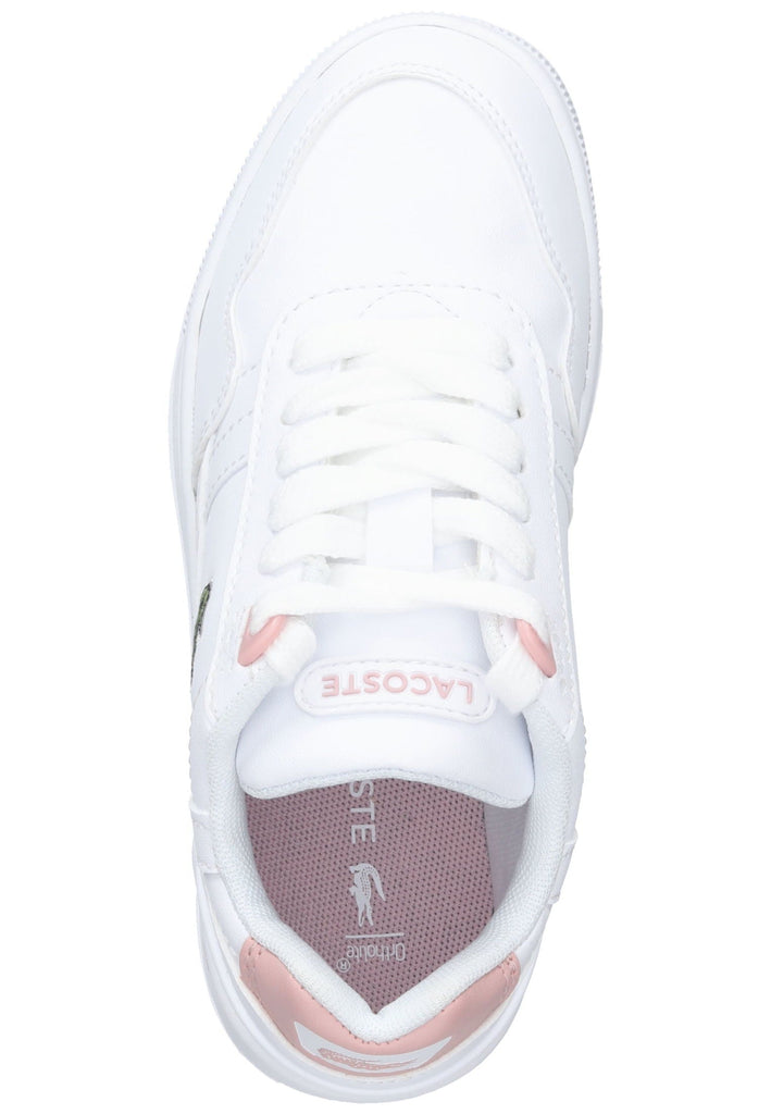 Sneaker Lacoste Sneaker Lederimitat Weiß/Rosa