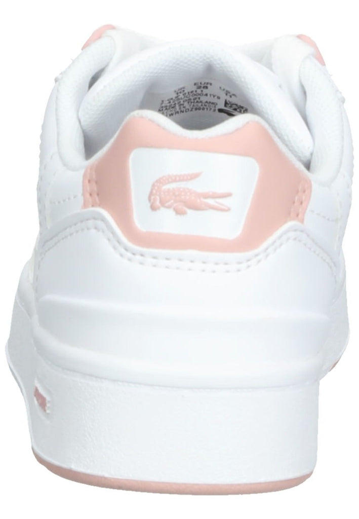 Sneaker Lacoste Sneaker Lederimitat Weiß/Rosa
