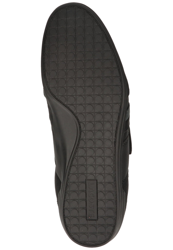 Sneaker Lacoste Sneaker Veloursleder/Synthetik Schwarz/Grau