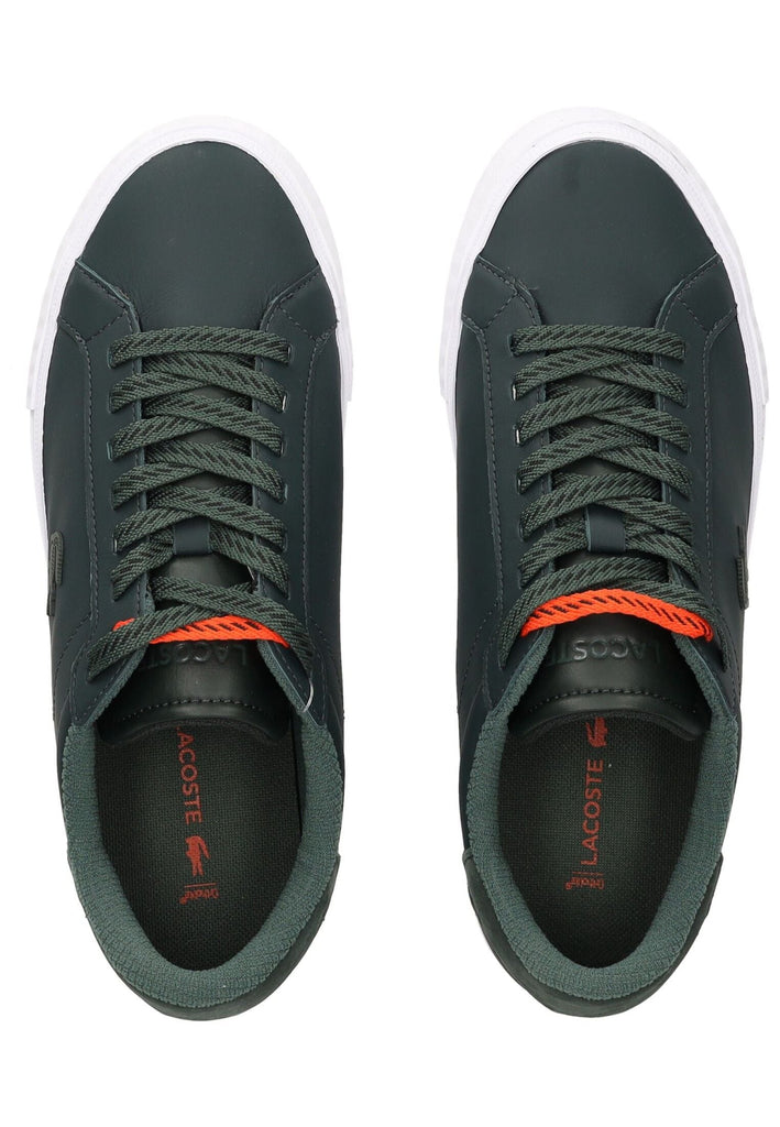 Lacoste Sneaker Leder Dunkelgrün