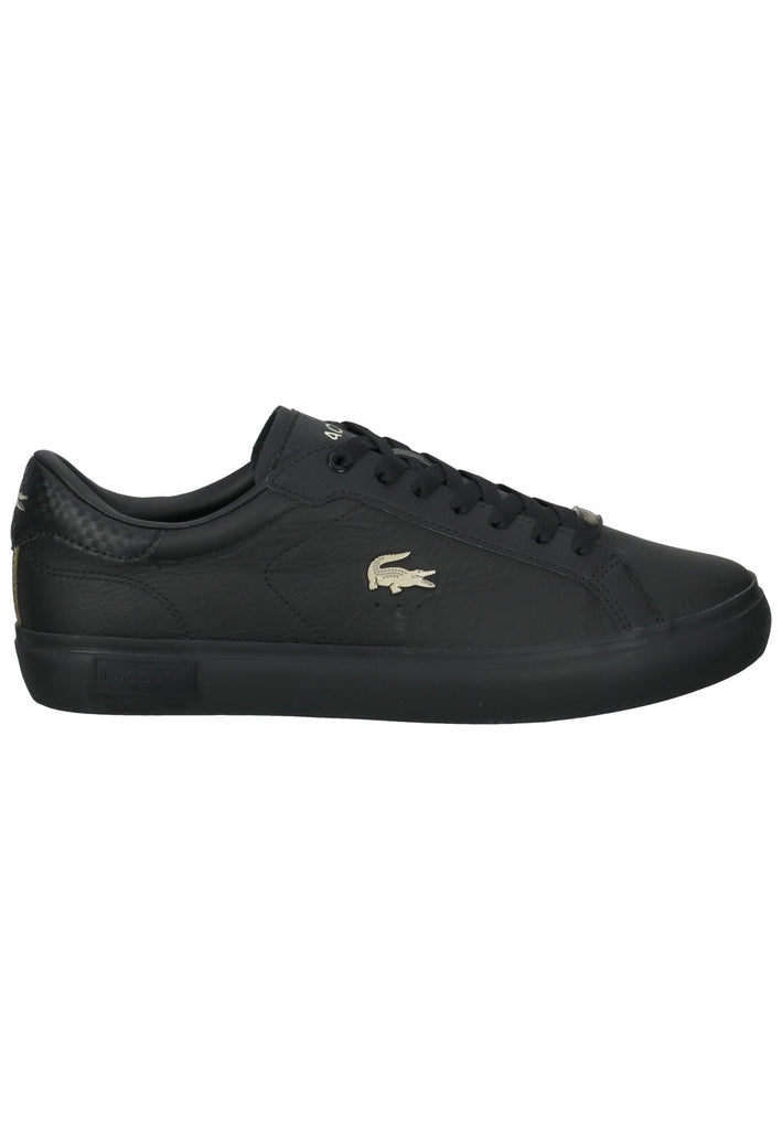 Lacoste Sneaker Leder Schwarz