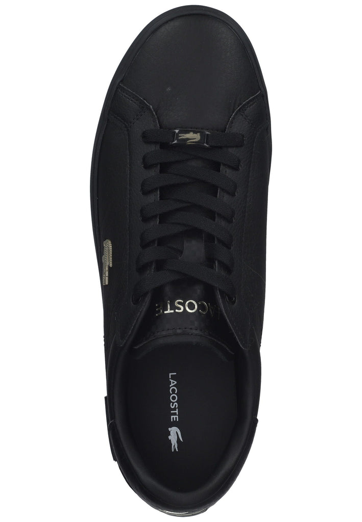 Lacoste Sneaker Leder Schwarz