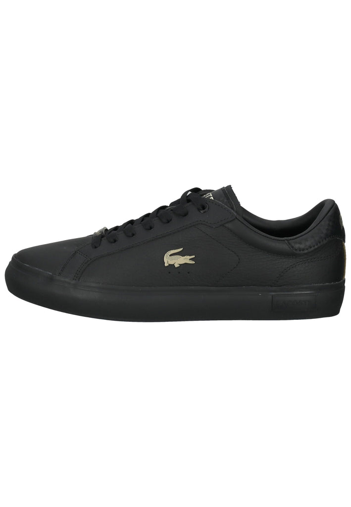 Lacoste Sneaker Leder Schwarz