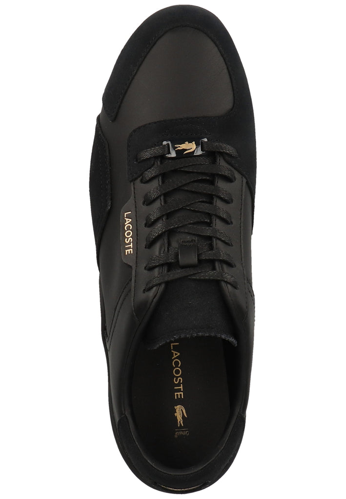 Lacoste Sneaker Leder Schwarz