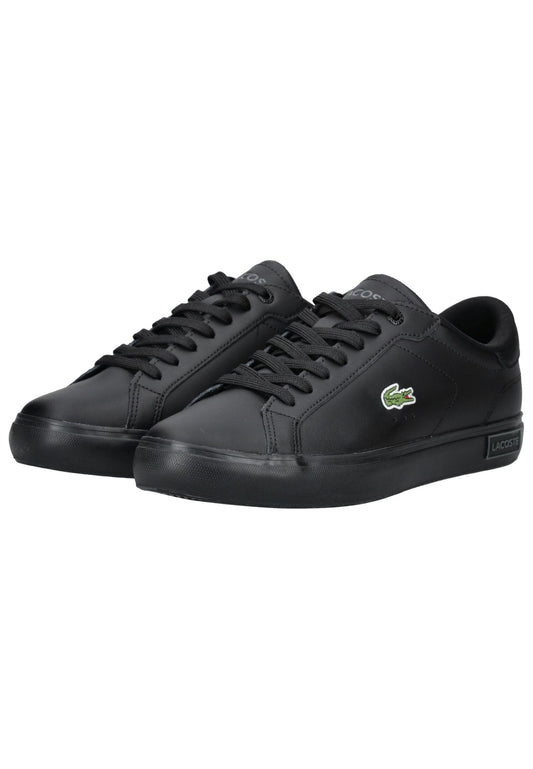 Lacoste Sneaker Leder Schwarz