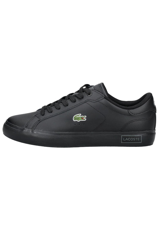 Lacoste Sneaker Leder Schwarz