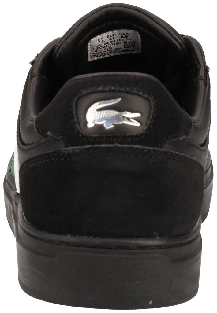 Lacoste Sneaker Leder Schwarz/Grün