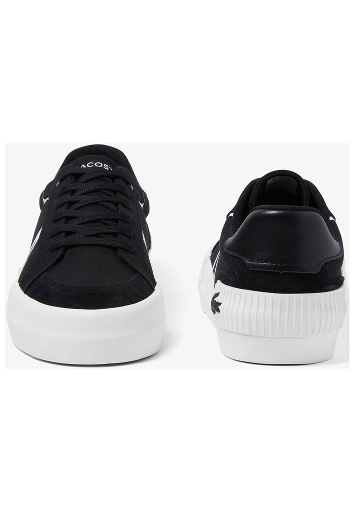 Lacoste Sneaker Leder Schwarz/Weiß