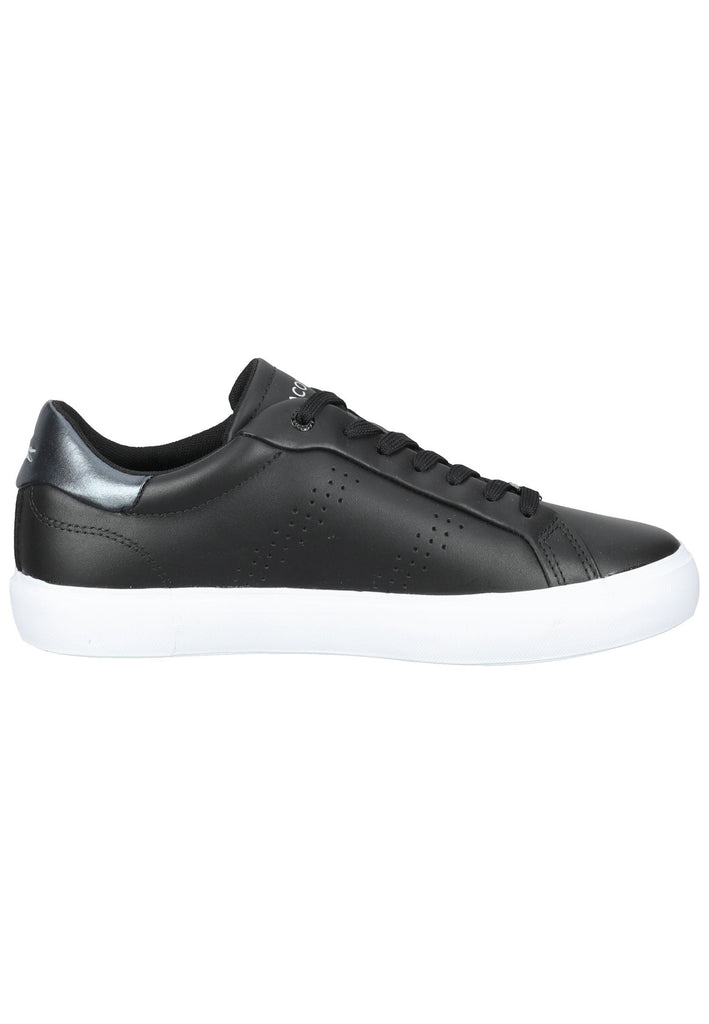 Lacoste Sneaker Leder Schwarz/Weiß