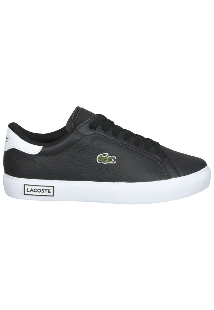 Lacoste Sneaker Leder Schwarz/Weiß