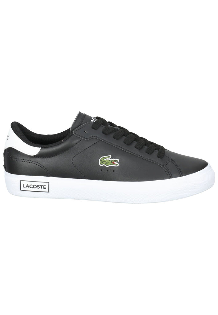 Lacoste Sneaker Leder Schwarz/Weiß