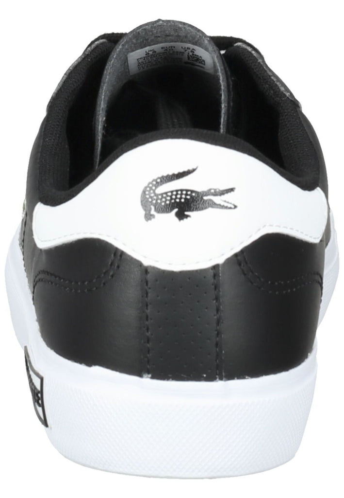 Lacoste Sneaker Leder Schwarz/Weiß