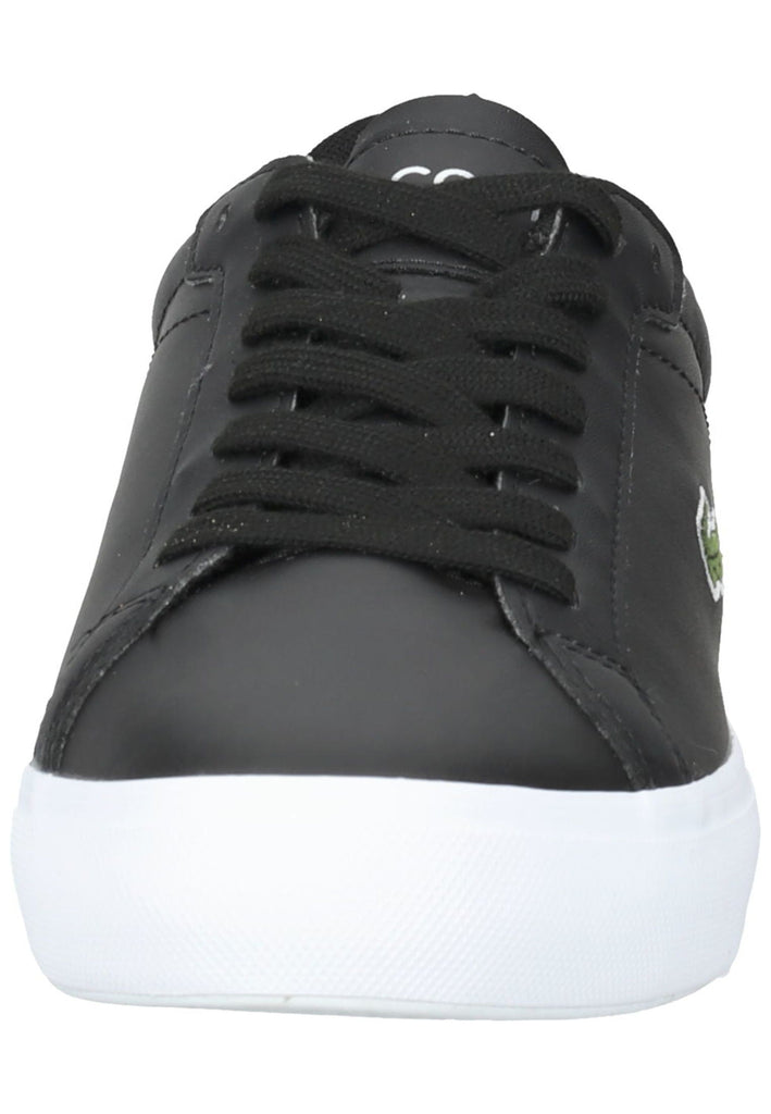 Lacoste Sneaker Leder Schwarz/Weiß