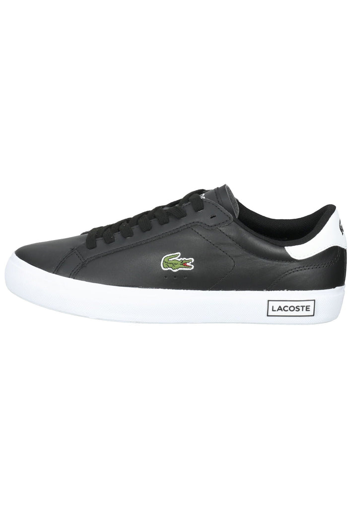 Lacoste Sneaker Leder Schwarz/Weiß