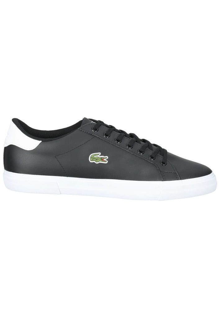 Lacoste Sneaker Leder Schwarz/Weiß