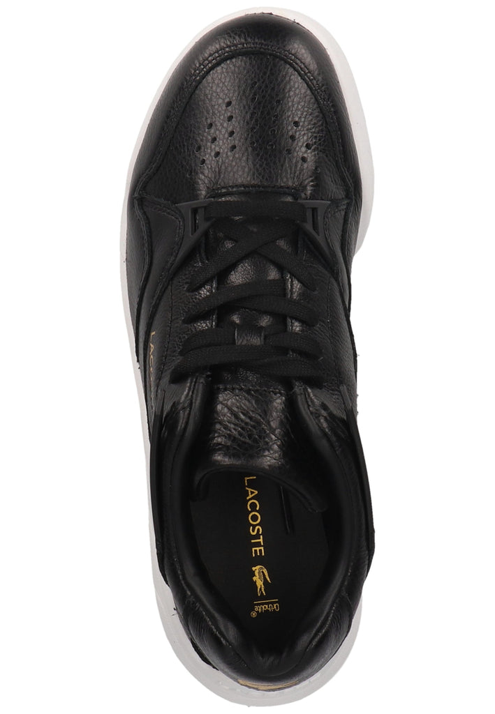 Lacoste Sneaker Leder Schwarz/Weiß