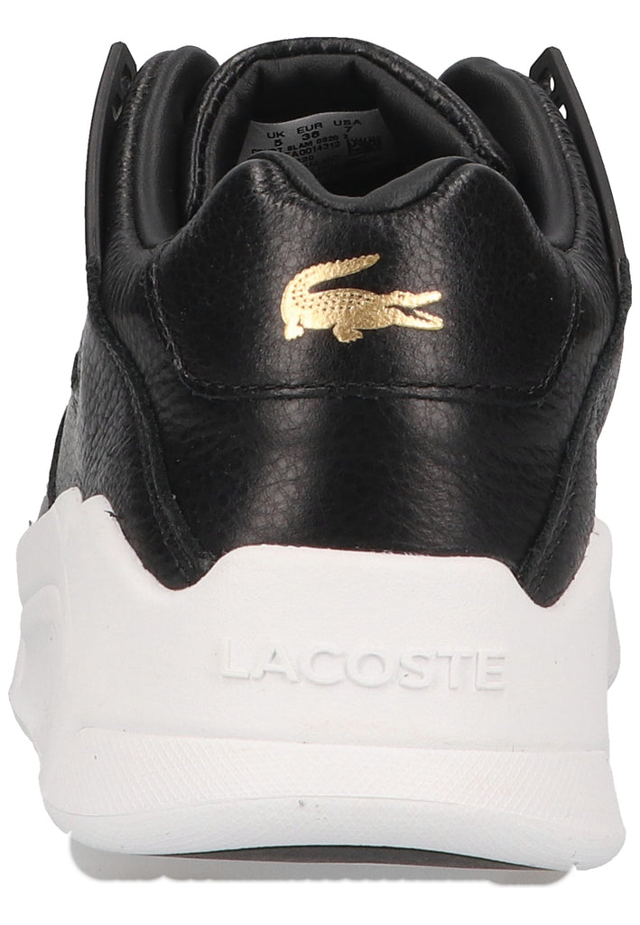 Lacoste Sneaker Leder Schwarz/Weiß